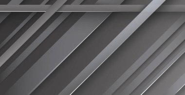 Abstract dark line background with glow and shadow - Vector illustration