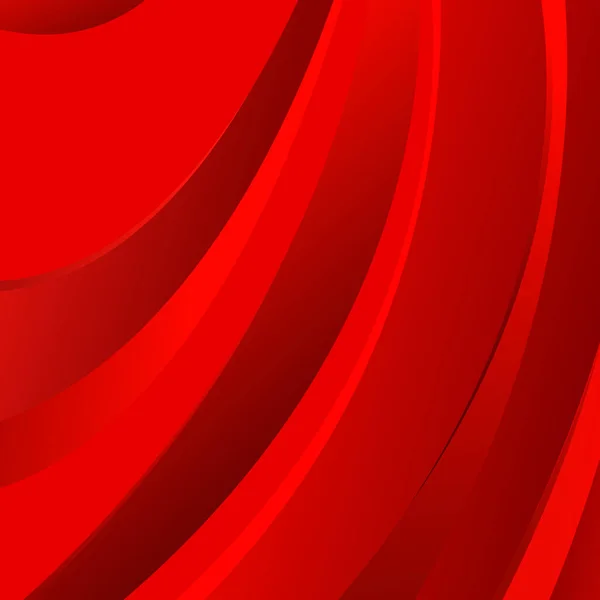 Líneas Volumétricas Sobre Fondo Rojo Fondo Panorámico — Vector de stock