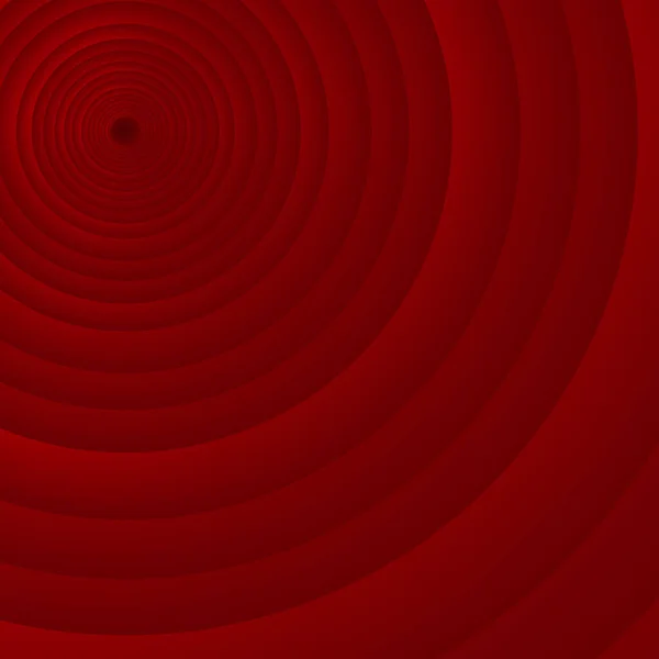Linhas Circulares Vermelhas Fundo Gradiente Abstrato Ilustração Vetorial — Vetor de Stock