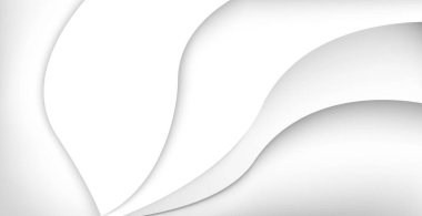 Gölge ve çizgilerle soyut gri arkaplan - Vektör illüstrasyonu