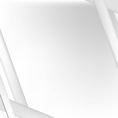 Gölge ve çizgilerle soyut gri arkaplan - Vektör illüstrasyonu