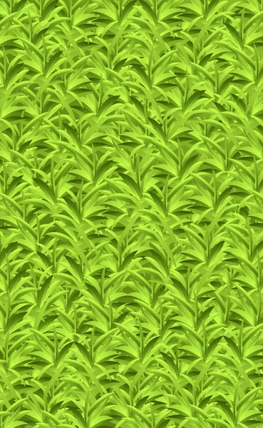 Realistická Žlutozelená Tráva Pozadí Trávníku Vektorová Ilustrace — Stockový vektor