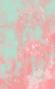 Gerçekçi kırmızı boyalı suluboya soyut arkaplan - Vektör illüstrasyonu