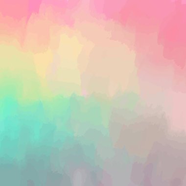 Gerçekçi çok renkli suluboya arkaplan - Vektör illüstrasyonu