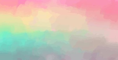 Gerçekçi çok renkli suluboya arkaplan - Vektör illüstrasyonu