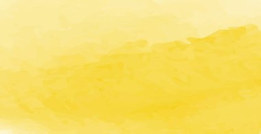 Gerçekçi sarı-turuncu boyalı suluboya arkaplan - Vektör illüstrasyonu