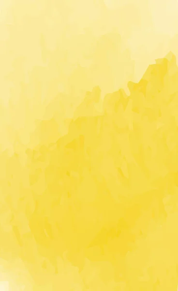 Realistyczne Żółto Pomarańczowy Malowane Akwarela Abstrakcyjne Tło Wektor Ilustracji — Wektor stockowy