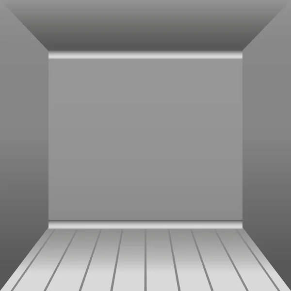 Realistisches Lichtstudio Mit Scheinwerferbeleuchtung Vector Illustration — Stockvektor