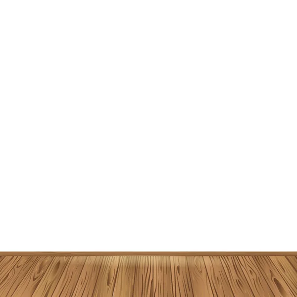 Реалістична Світла Дерев Яна Підлога Біла Стіна Фон Презентації Векторні — стоковий вектор