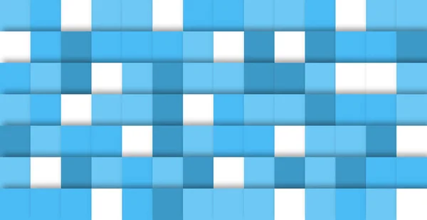 Abstraktní Světlé Pozadí Mnoha Modrými Čtverci Vektorové Ilustrace — Stockový vektor