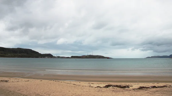 Öncesi sessizlik fırtına, Barents Denizi, köy Teriberka, Murmansk bölgesi, Rusya Federasyonu.