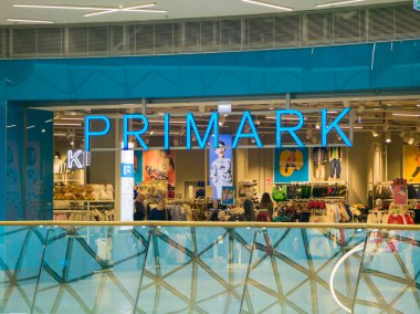 Bratislava, Slovakia - November, 16, 2025 : Primark store front in the shopping mall Eurovea. Bratislava. Slovakia.