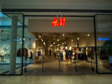 Bratislava, Slovakia - November, 16, 2025 : H and M Fashion Store , HM in Eurovea Bratislava for Women Men Kids Clothing Shoes and Accessories