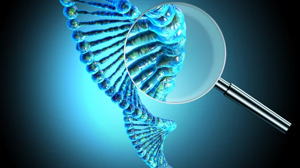 Molécule d'ADN. Concept de biochimie — Photo