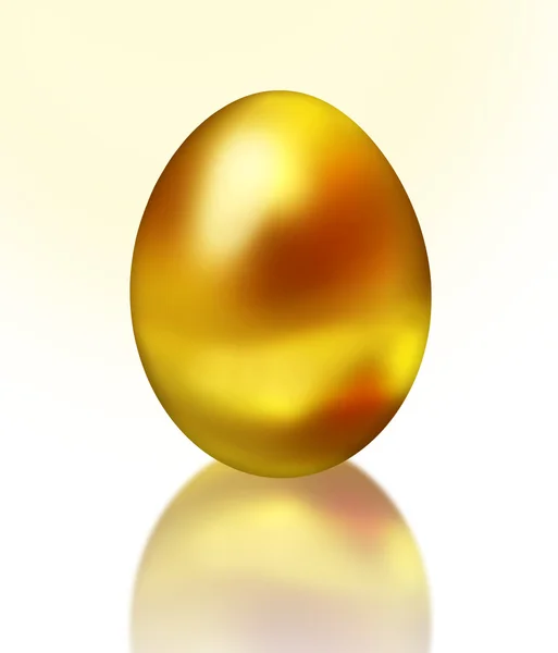 Golden egg isolated — Stock Photo, Image