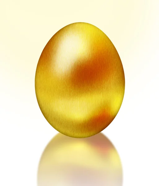 Golden egg isolated — Stock Photo, Image