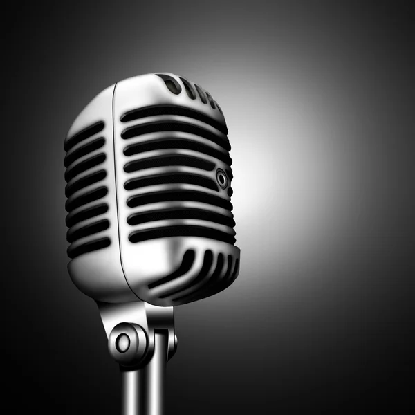 Vintage Microphone — Stock Photo, Image