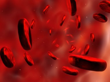 Red blood cells. clipart