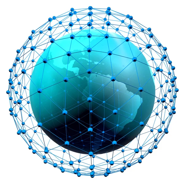 Konsep Internet dari bisnis global — Stok Foto