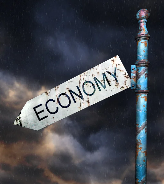Concept voor economische recessie — Stockfoto