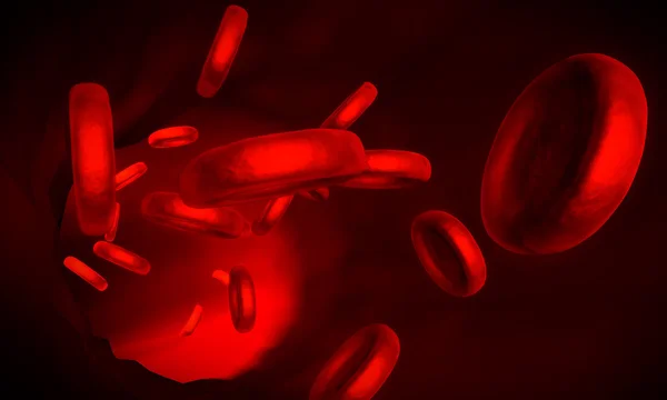 Red blood cells. — Stock Photo, Image