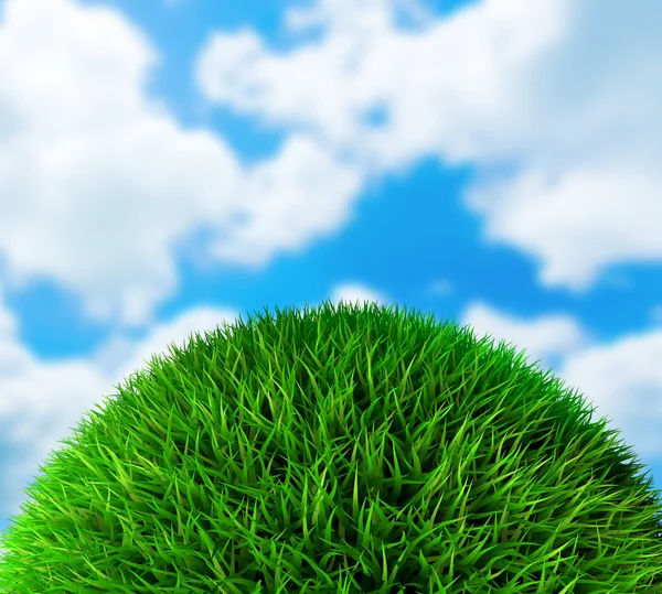 Bola de hierba verde — Foto de Stock