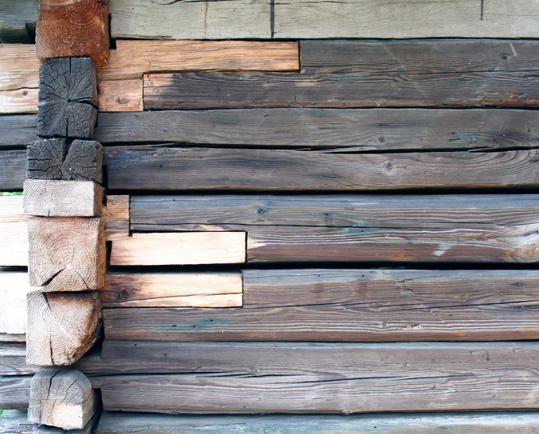 Ściany domu drewna kraju — Zdjęcie stockowe