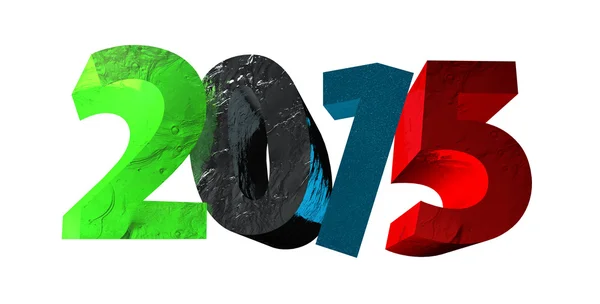 3d rendering of new year 2015 text — Stock Photo, Image