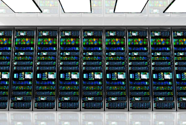 sunucu odası veri merkezlerinde, veri sunucuları ile donatılmış oda.