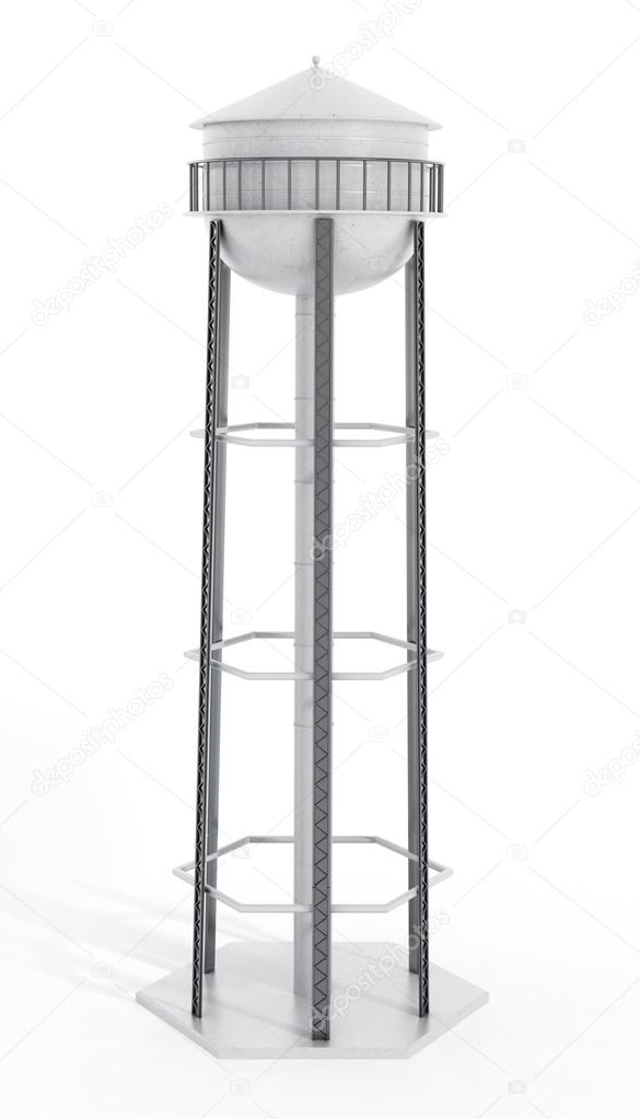 White water tower