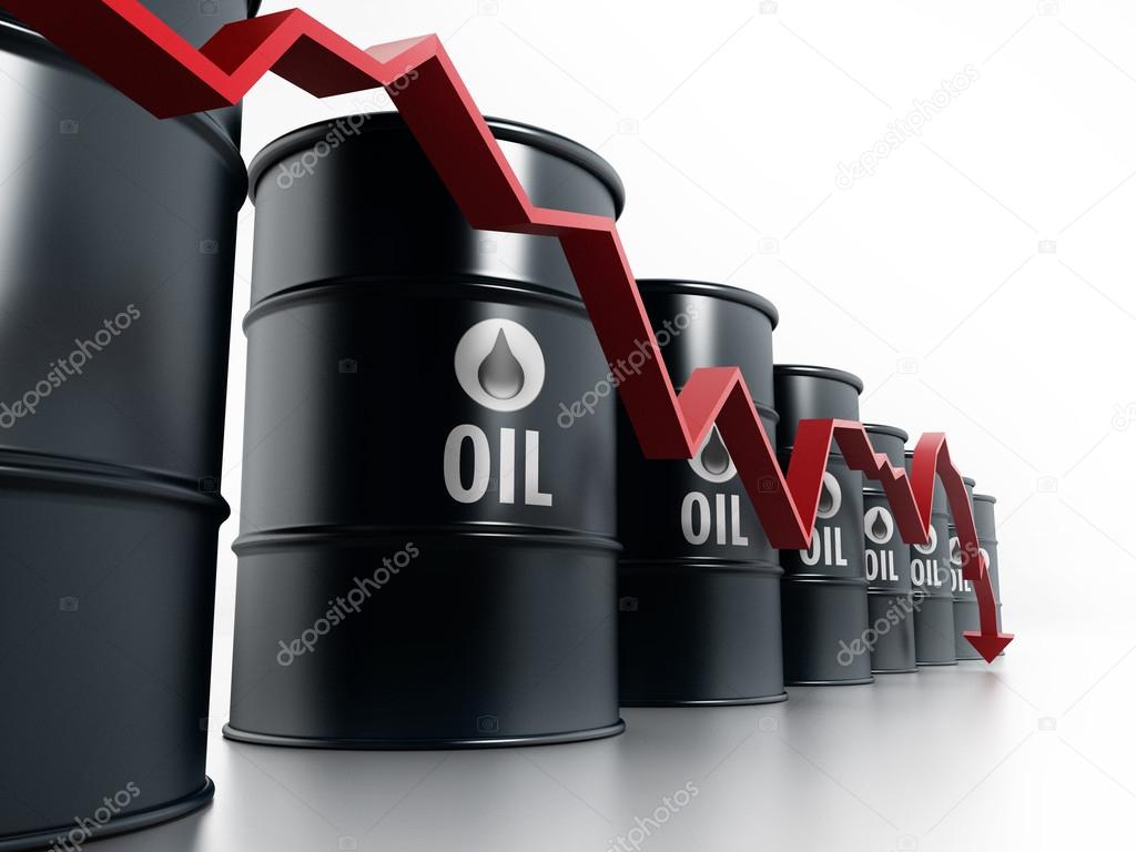 Oil prices falling down