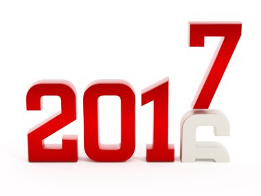 2017 metin 2016 yerini alır. 3D çizim
