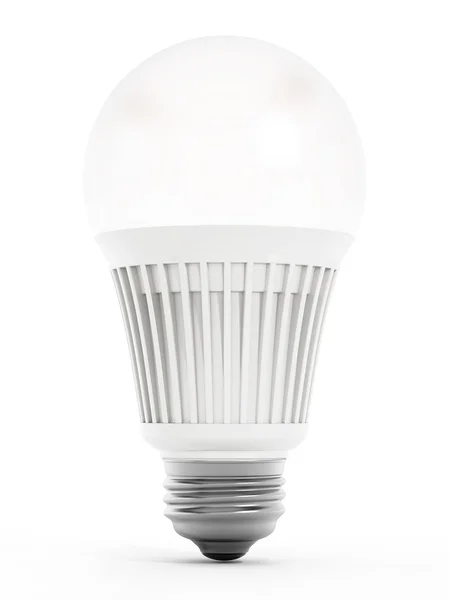 Energieeffiziente Glühbirne. 3D-Illustration — Stockfoto