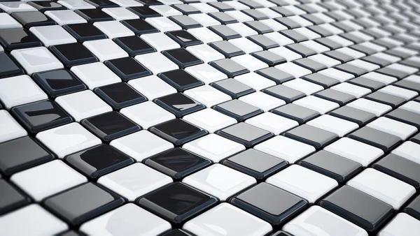Checkered Flag Texture Wave Pattern Illustration — Stock Photo, Image