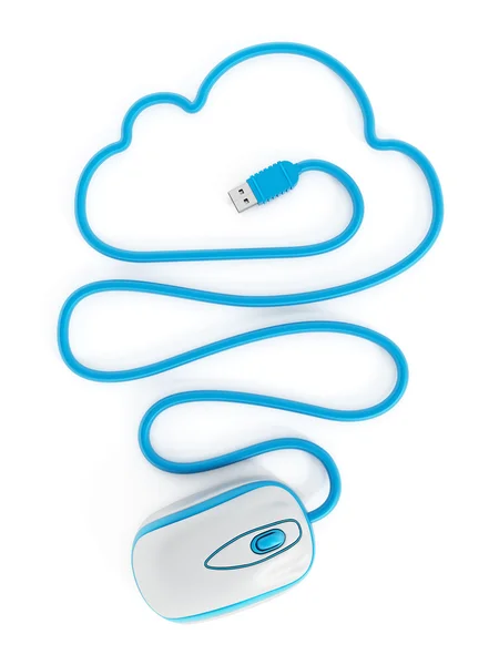 Il cloud computing — Foto Stock