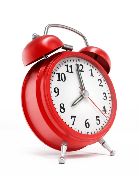 Red alarm clock Stock Image