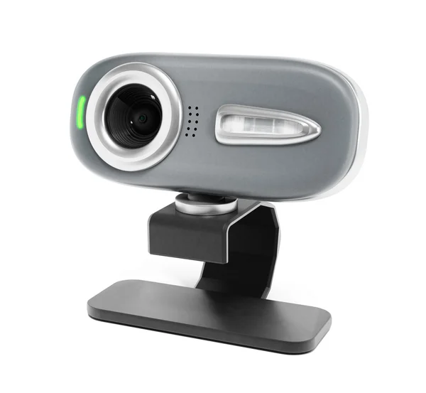 Webcam isolado em branco — Fotografia de Stock