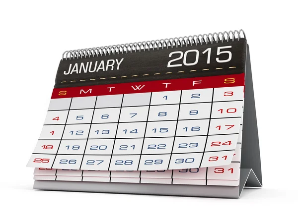 January 2015 calendar — Stock Photo, Image