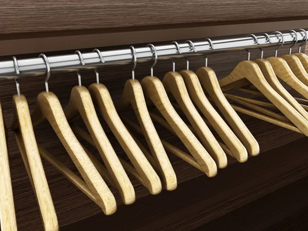 Coat hangers — Stock Photo, Image