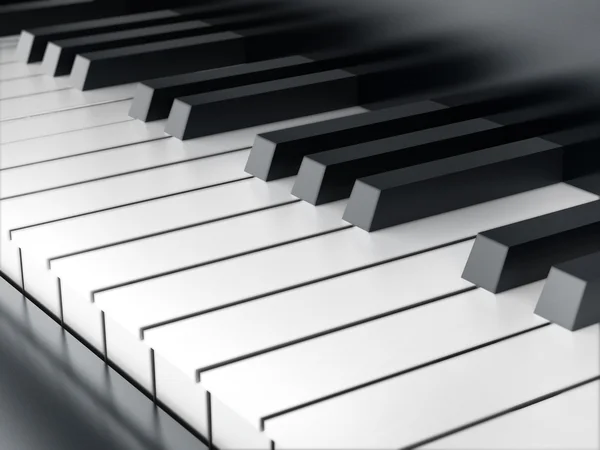 Piano toetsen — Stockfoto