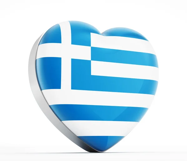 Miluji Řecko — Stock fotografie
