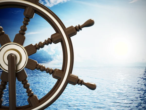 Ship wheel — Stock Photo, Image