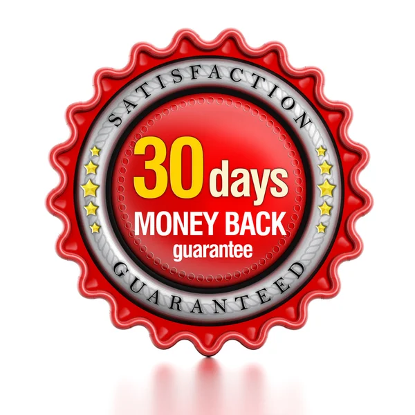 30 days money back stamp — Stock Photo, Image