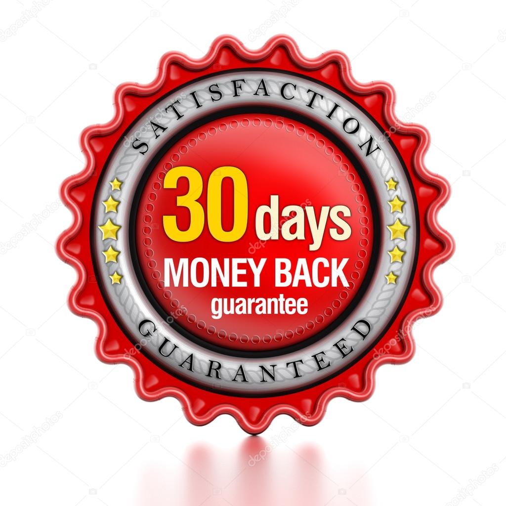 30 days money back stamp