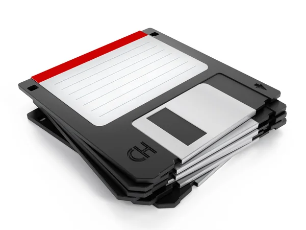 Diskette stapel — Stockfoto