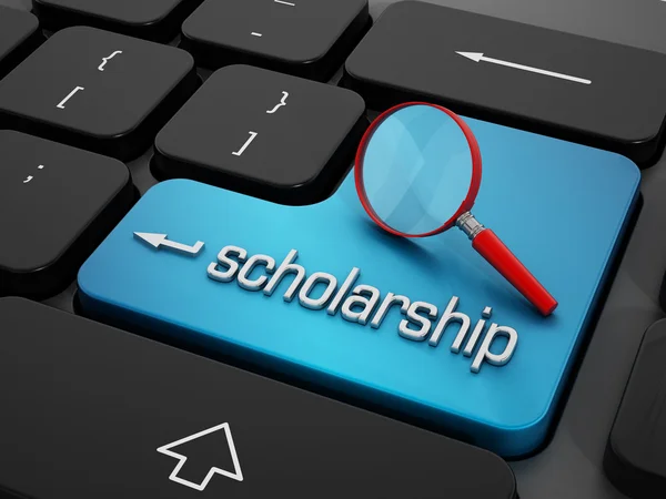 Find online scholarship — Stock Photo, Image