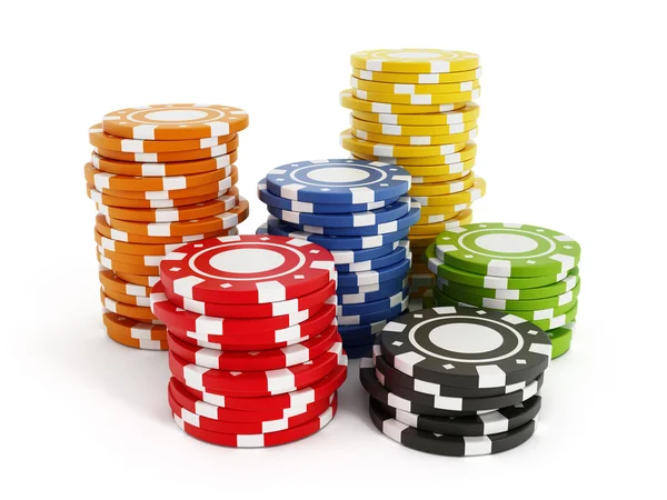 Gambling chips — Stock Photo, Image