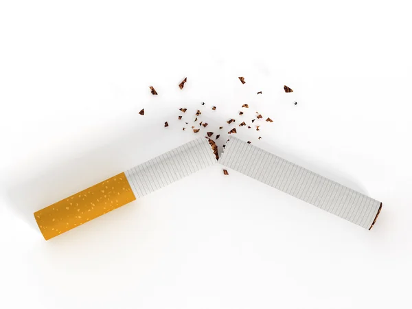 Zlomené cigarety — Stock fotografie