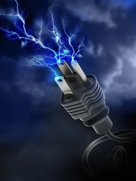 Wtyczka elektryczna — Zdjęcie stockowe