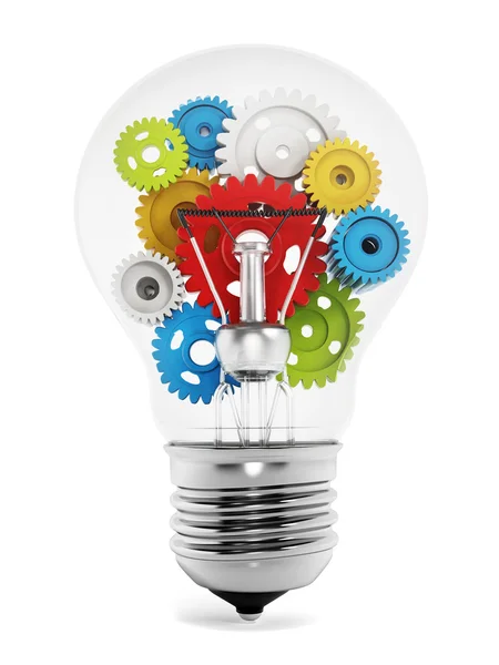 Ampul içinde renkli vites